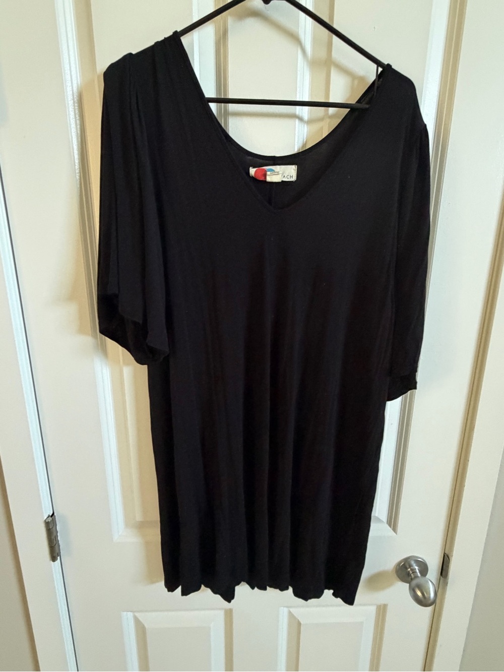 Free people Beach black knit dress
